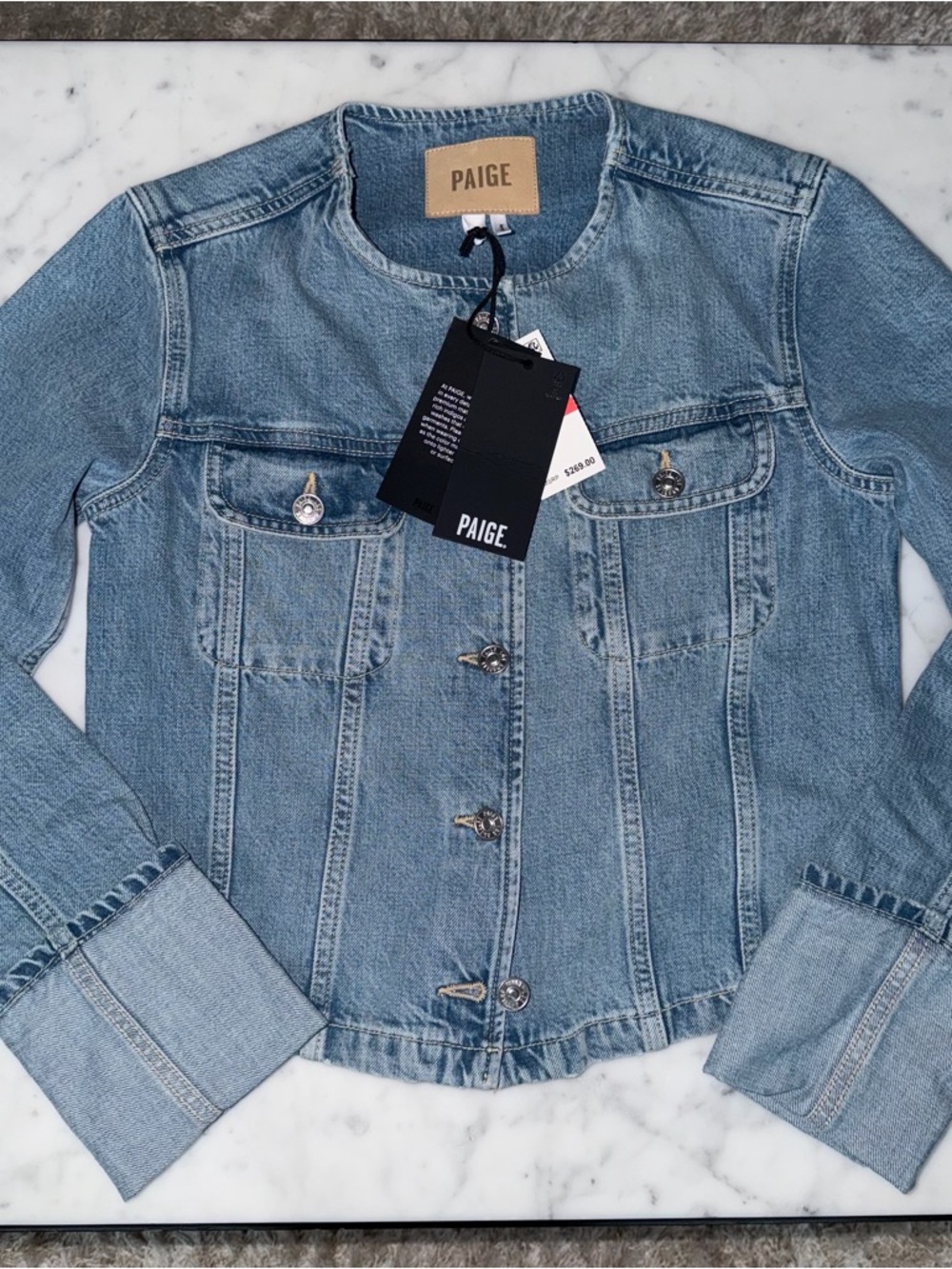 Paige Dean Denim Jacket - NWT - Picture 6 of 13